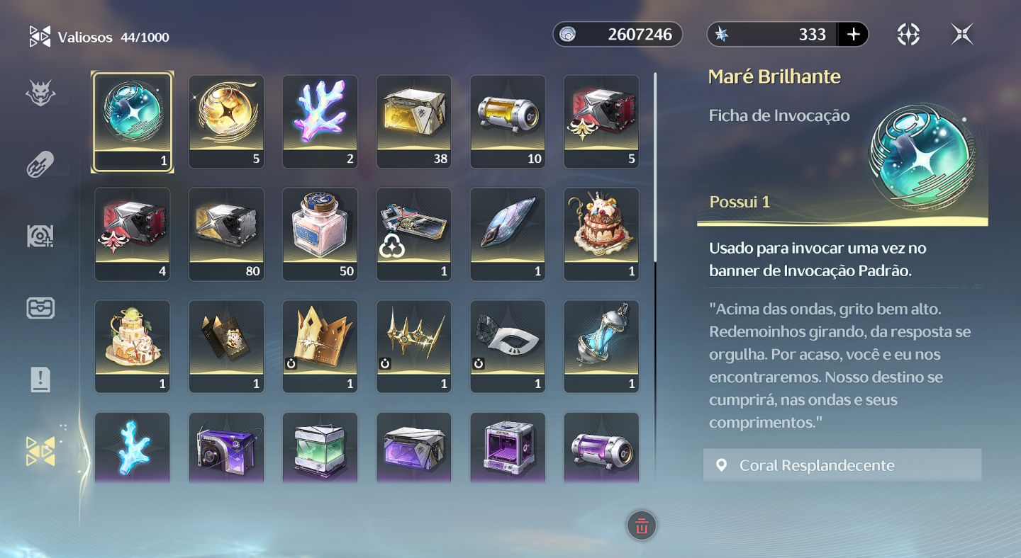 Conta Wuwa - UL 80 | 20 T5 (Yangyang Xuanling, Aemeath, Lynae,etc) | 14 armas T5