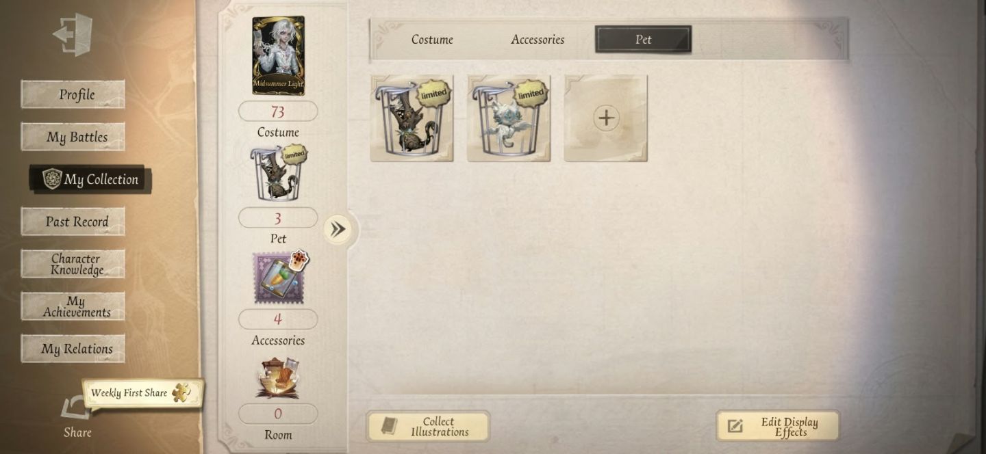 IDENTITY V CONTA PARA INICIAR BEM