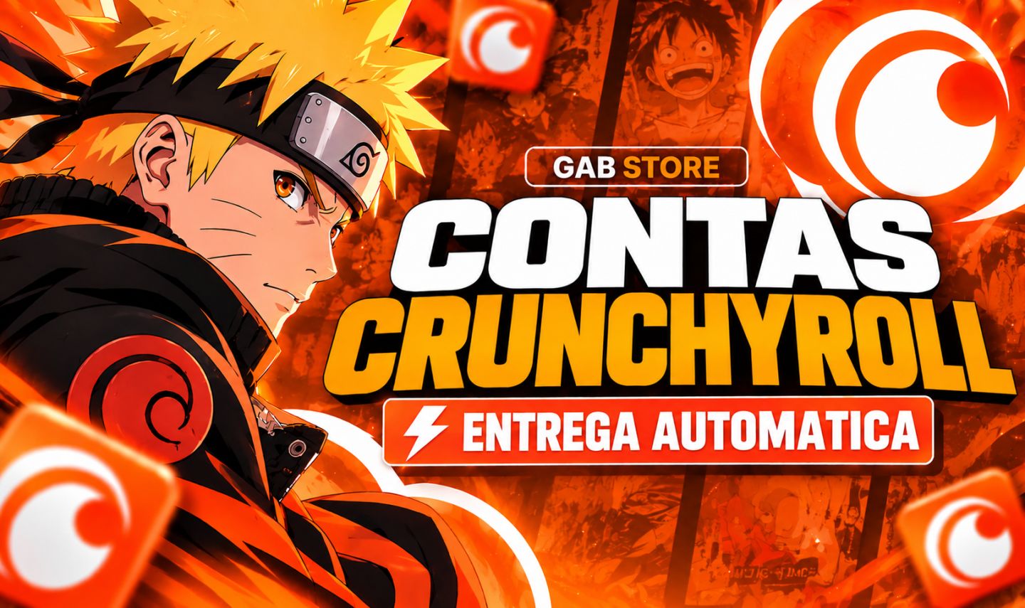 [ PROMOÇÃO!! ] CRUNCHYROLL MEGA FAN + BRINDE | 30 DIAS + ENTREGA AUTOMÁTICA