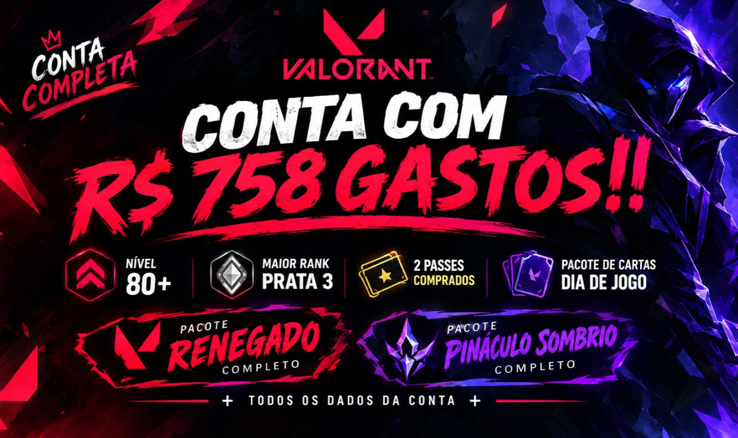 CONTAS INCRIVEIS!! VALORANT