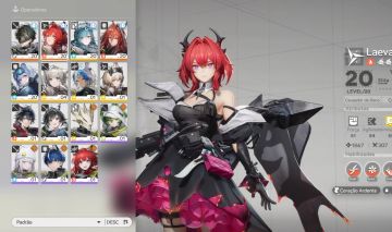 Conta Arknights: Endfield | Laevatain + Ember + Last Rite | Iniciante Lvl 08.