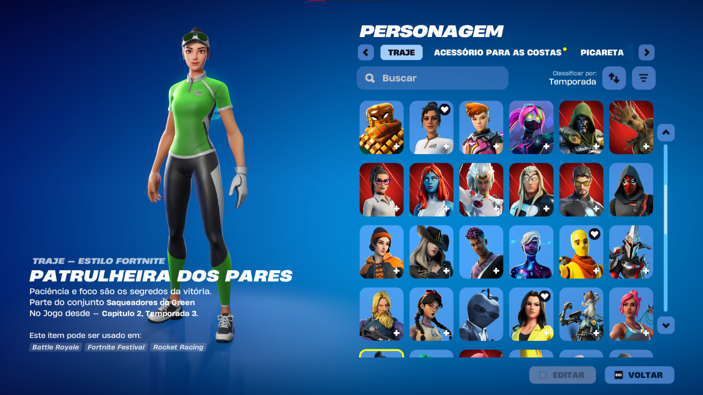 Conta fortnite primeiro dono