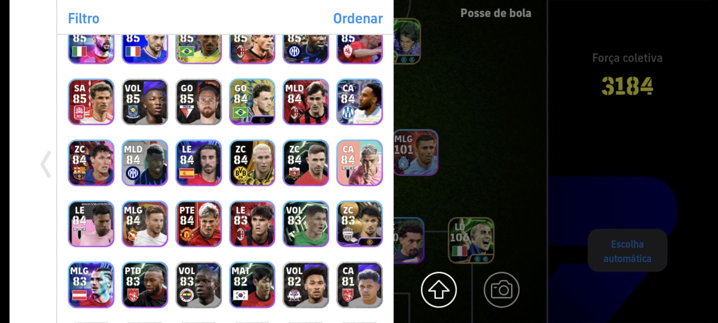 CONTA EFOOTBALL RARA MOBILE À VENDA NA GGMAX BARCELONA FC FORÇA COLETIVA 3187