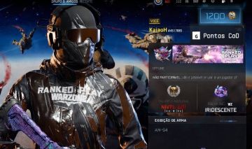 LEVEL 600 + IRIDESCENTE NA SEASON ATUAL + 1.200 CP + 2 TROCAS DE NICK