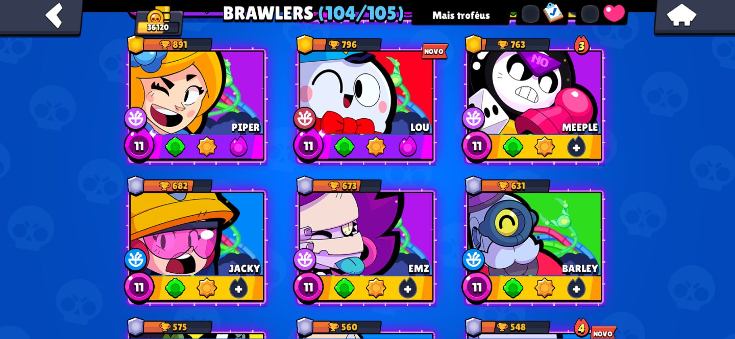 Conta de Brawl Stars rara (leia a descrição)