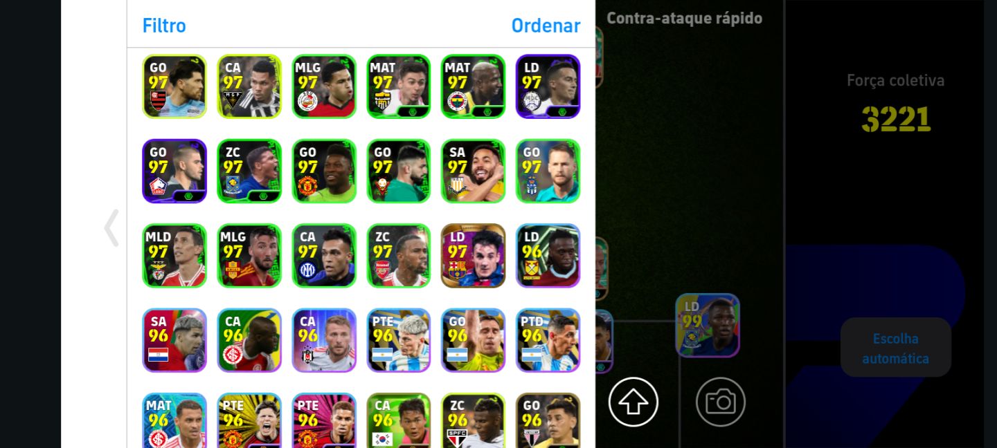 CONTA DE EFOOTBALL