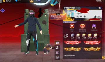 Conta free fire gemada