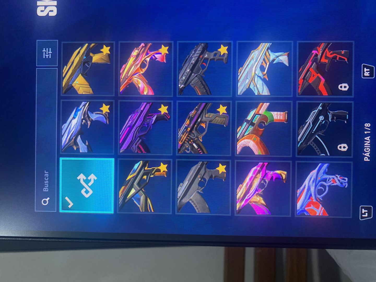 Conta de valorant com mais de 50 skins e tem champ25