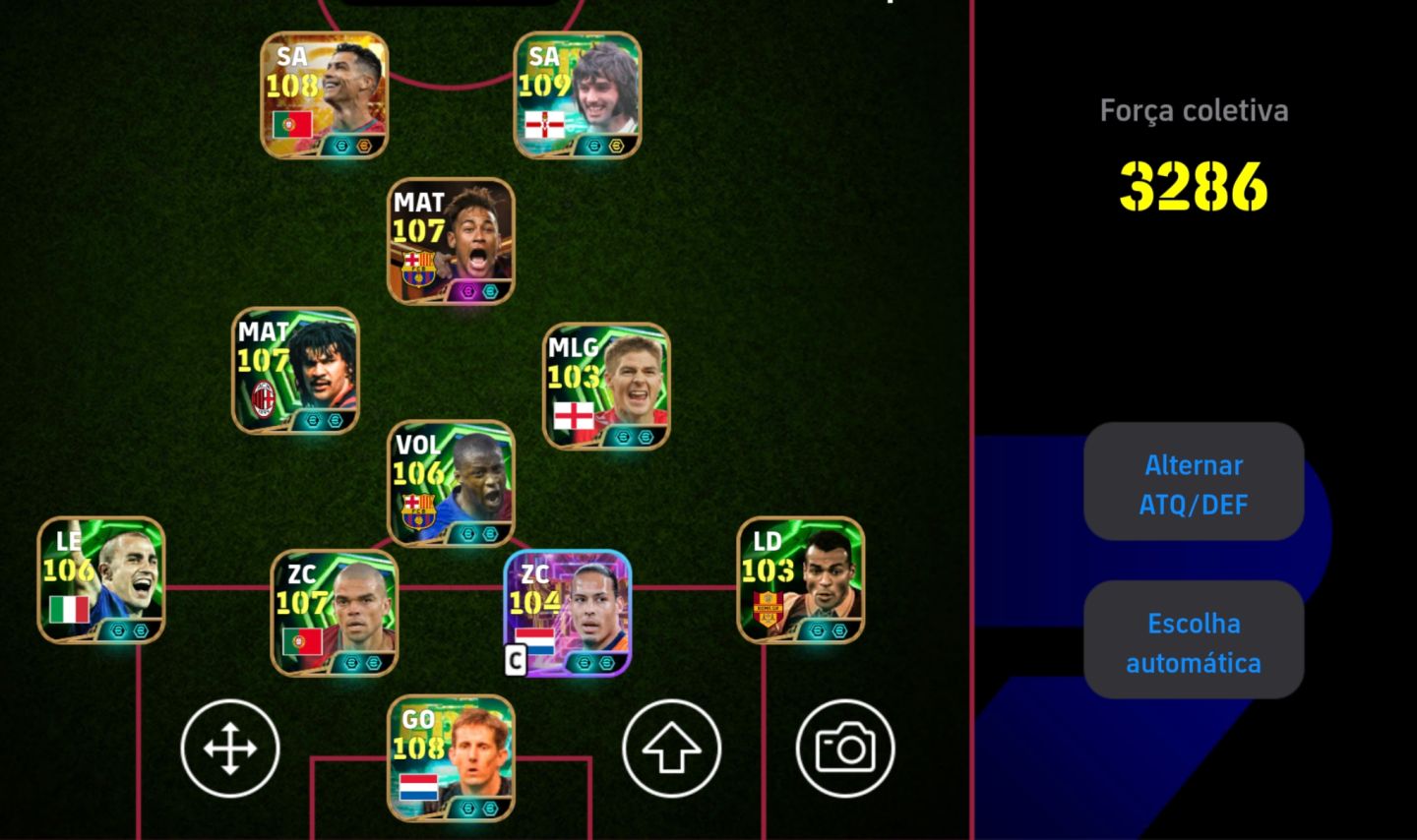 Conta de efootball 3286 de força