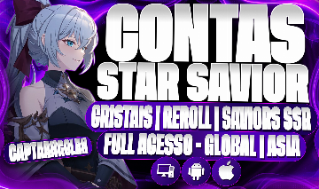 [CONTAS STAR SAVIOR] | SS | DIAMANTES | TICKET | SSR | REROLL | GLOBAL | ASIA |