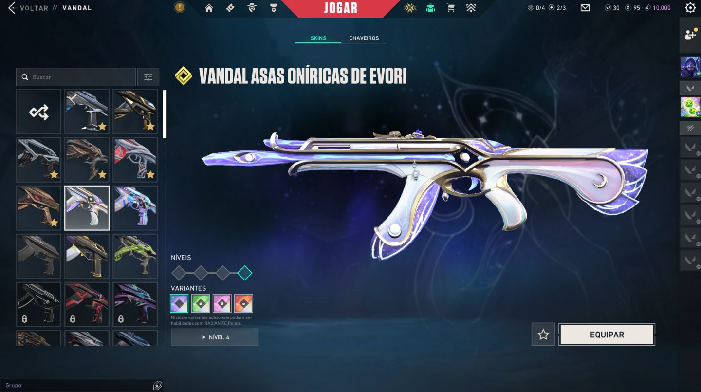 VALORANT | Conta Full Acesso | E-mail e Senha Alteráveis +R$1.600 Investidos