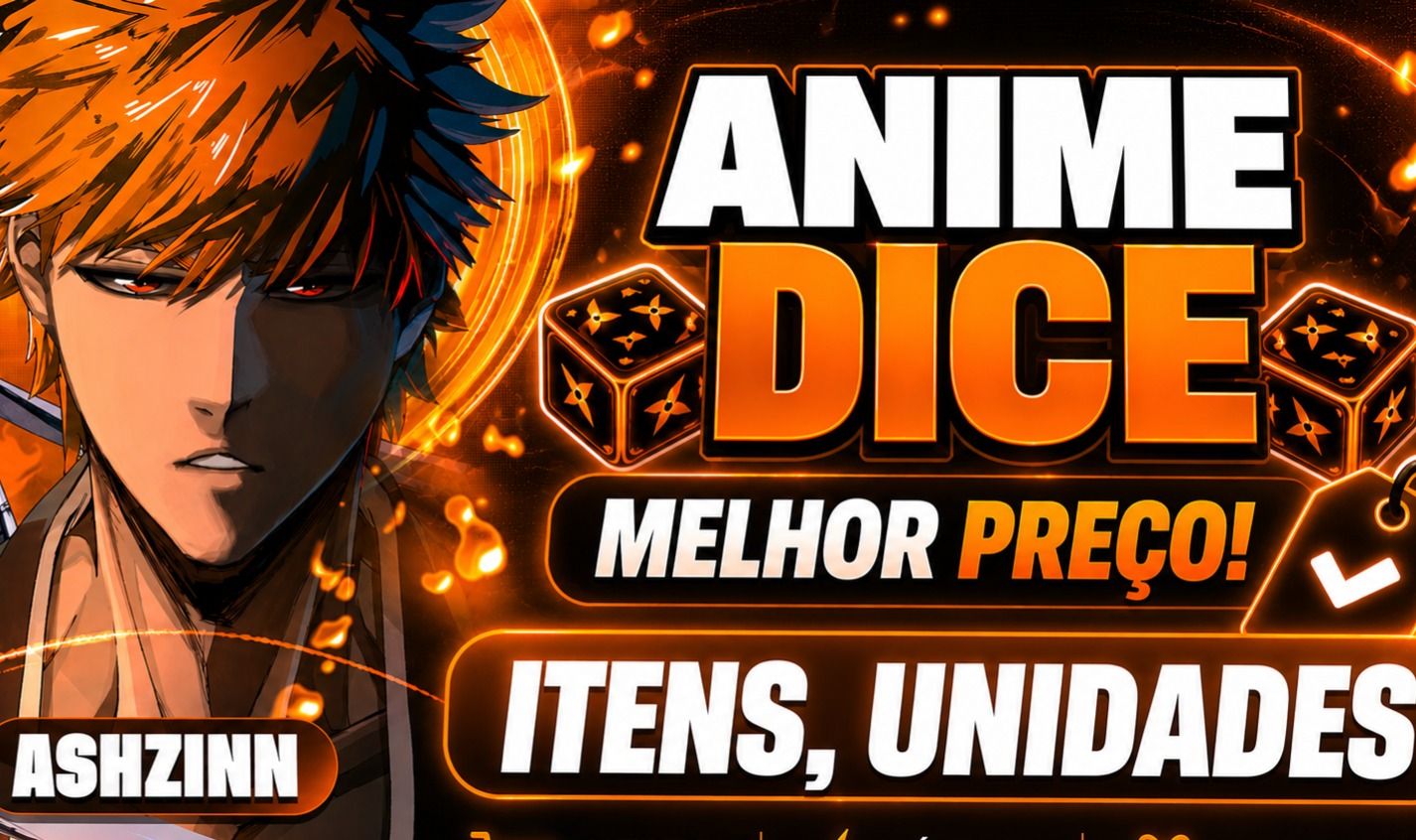 ANIME DICE ITENS E UNIDADES [ENTREGA RÁPIDA]