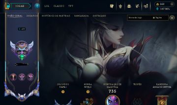 Conta no lol com 255 skin e 2 ultimates (miss fortune e ezreel)