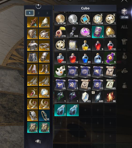 Conta aion 2 Chanter 148k CP, 2719 GS e dois alts upados ao 45 valor negociável.