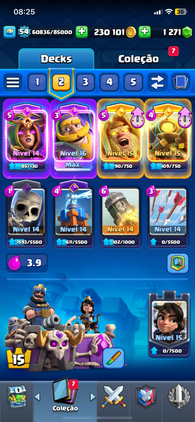 Conta De Clash Royale + Clash Of Clans Pra sair logo