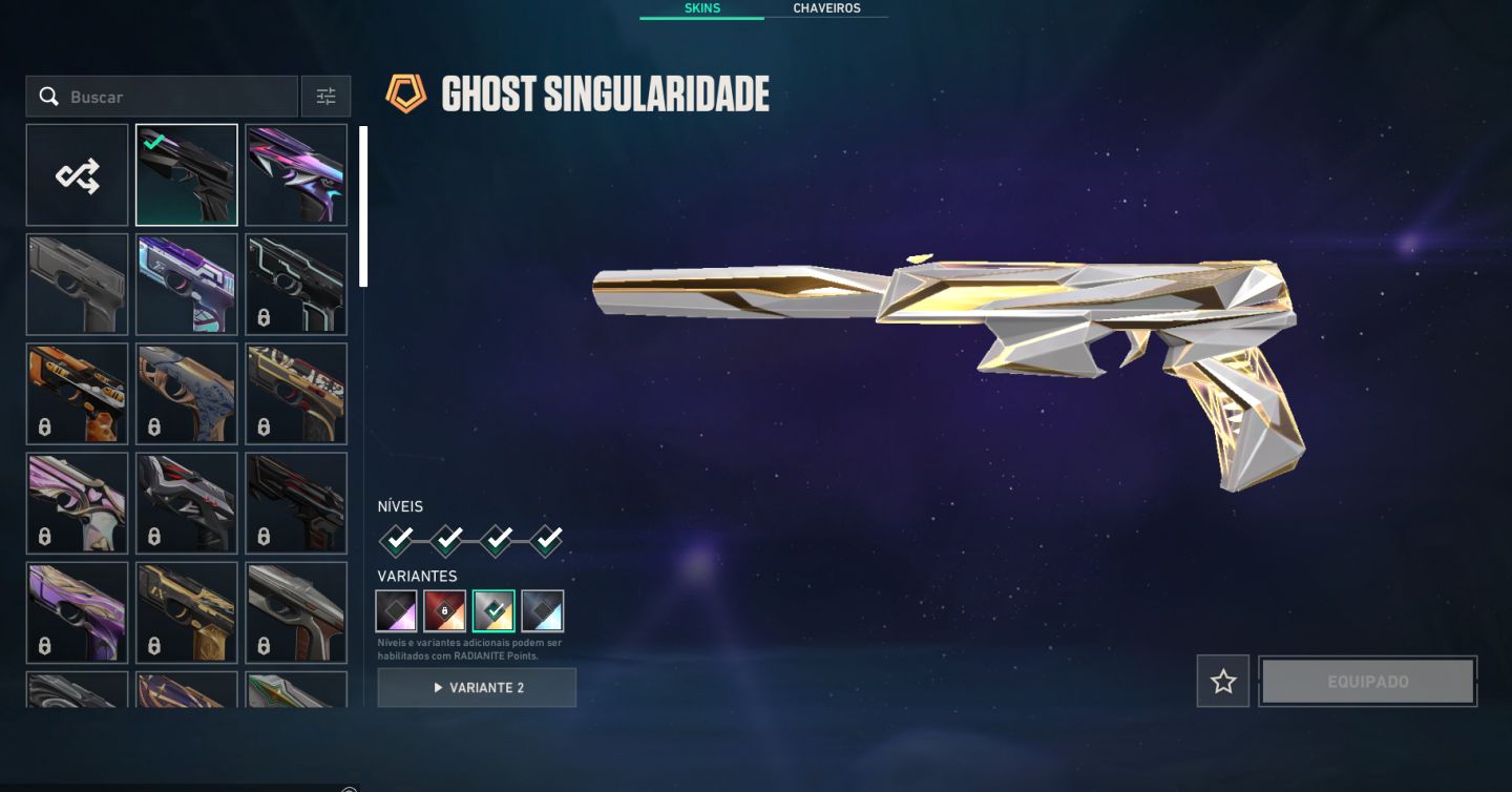 COnta Valorant, 2 skin de faca e muito mais