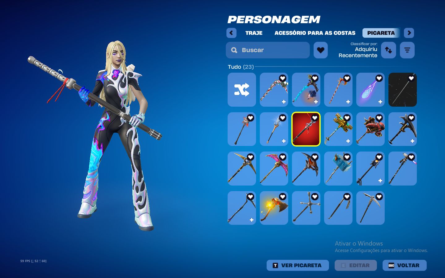CONTA FORTNITE COM MACHADO DOCE, PLAYBOI CARTI, TAKE THE ELF E MUITO MAIS