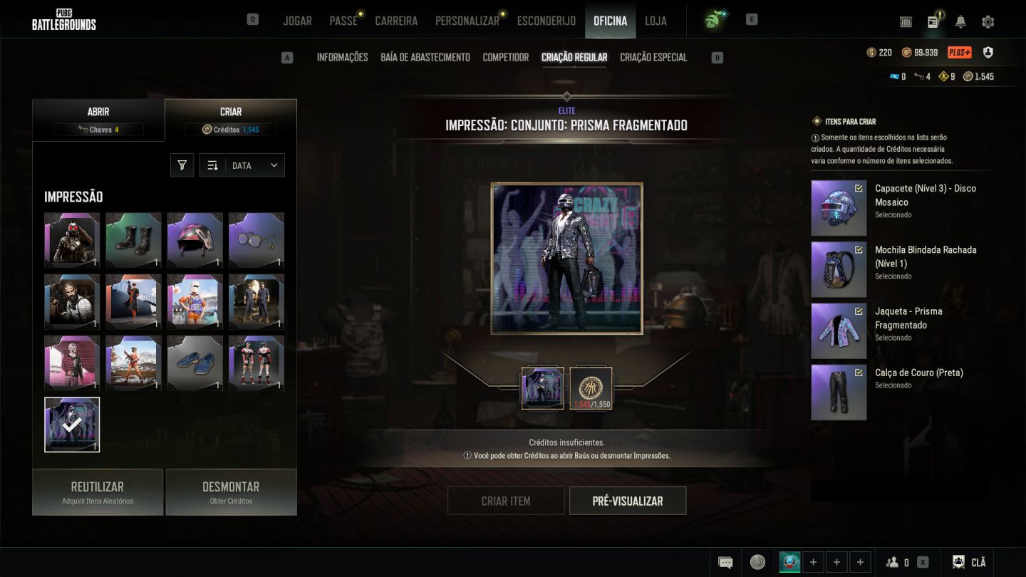 Smurf pubg +PLUS já ativado.