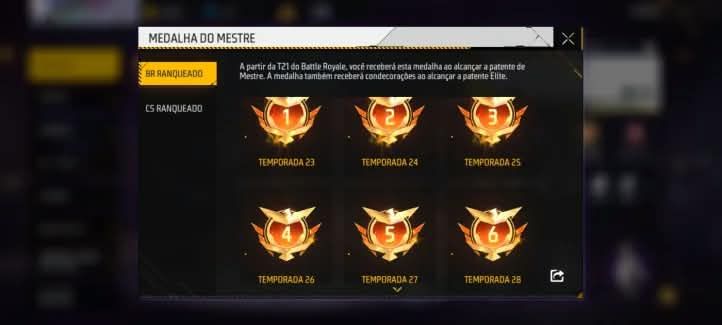 UPO SUA CONTA DE FF CS OU RANK