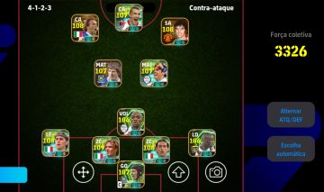 Conta efootball 3332 de força