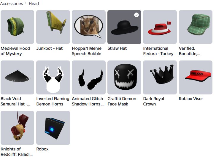 CONTA ROBLOX COM LIMITED QUADRI-SKULL AURA + ACESSÓRIOS e PACOTES.