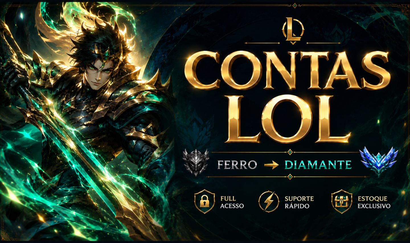 O Mais Barato! Conta LoL Smurf [Ferro ao Diamante] - Full Acesso