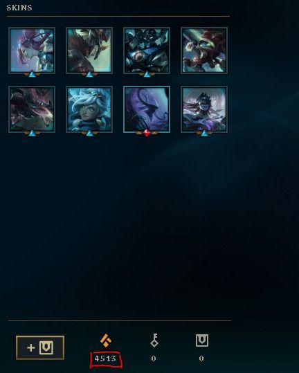 14 skins, 1 lendaria SENNA. 8 opções de skins para equipar Gold IV (25+ pdl)