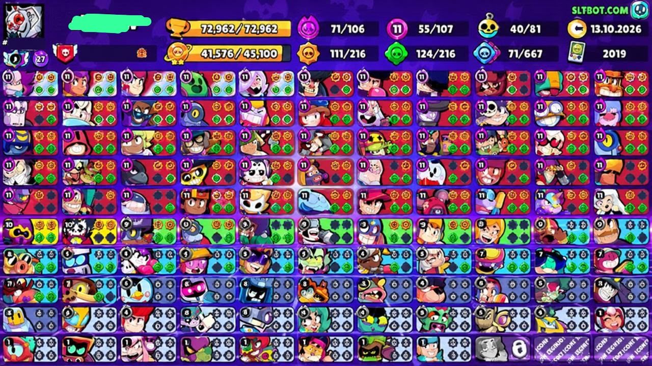 CONTA BRAWL STARS RARA DE 2019!!