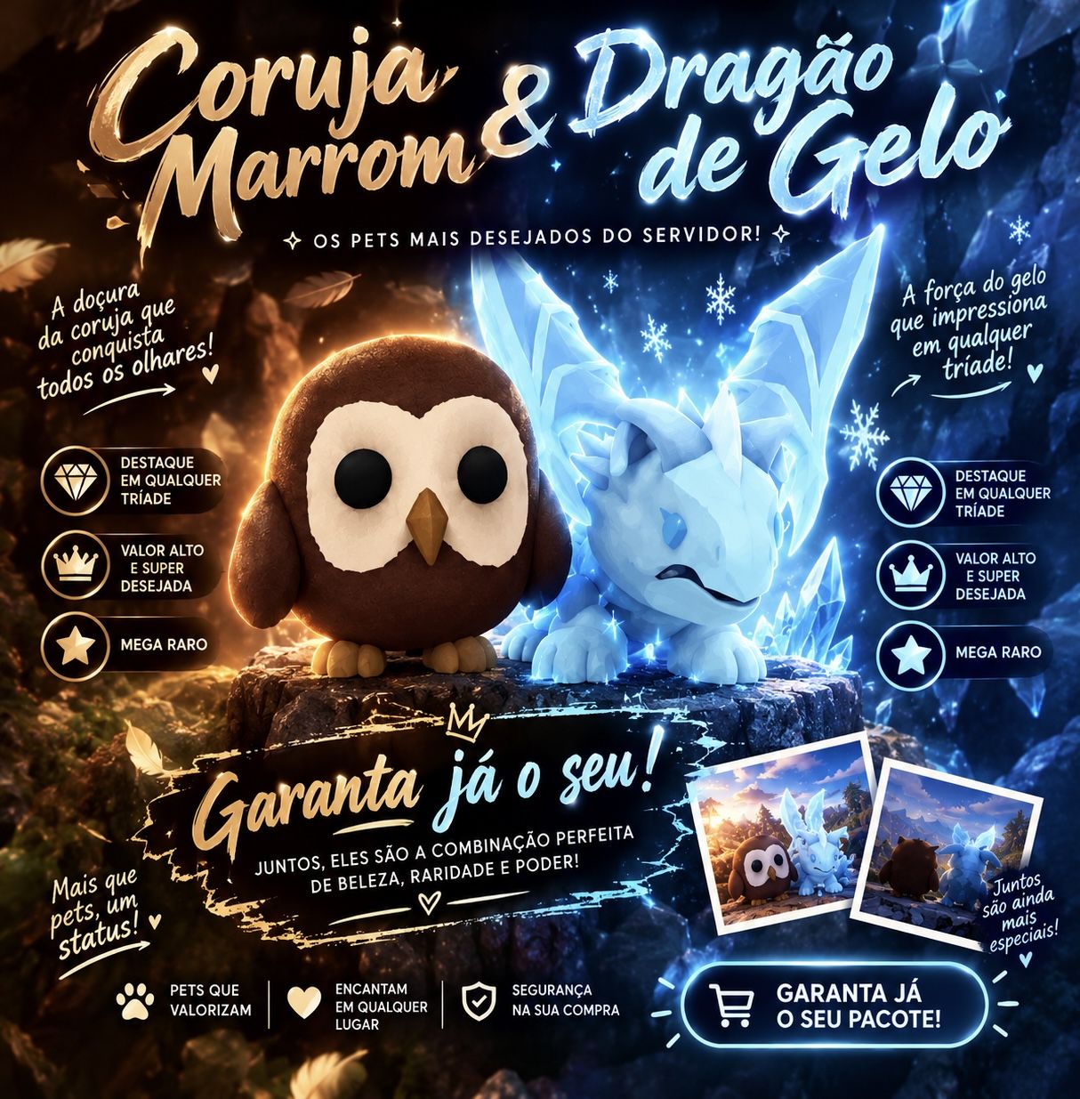 Coruja marrom adopt me