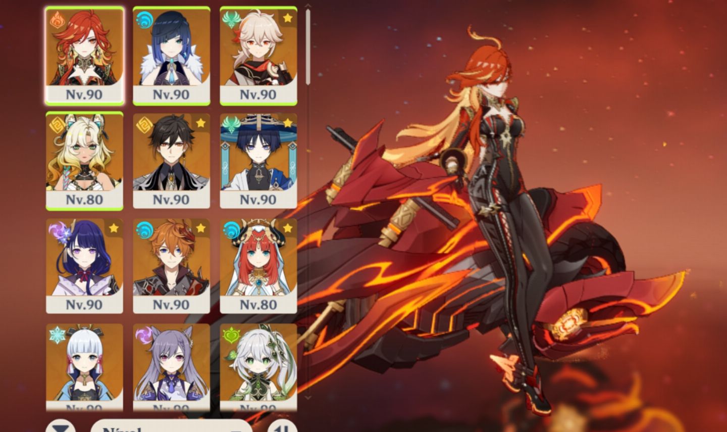 CONTA GENSHIN AR60 QUASE END GAME COM VARIOS PERSONAGENS METAS E ARMAS T5