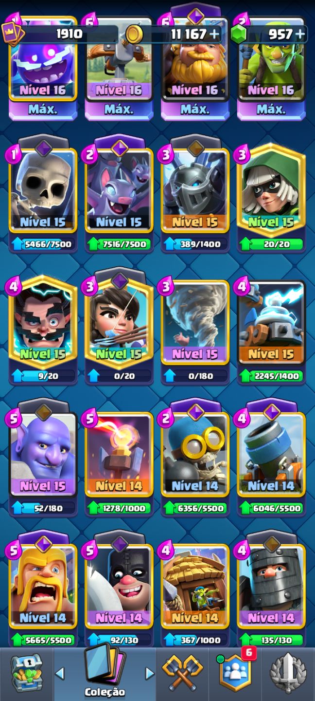Conta Clash Royale 36 Full
