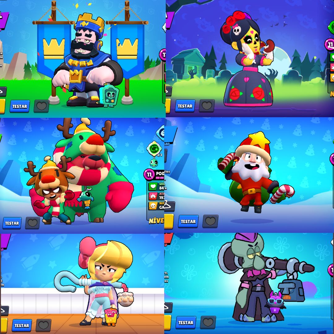 (PROMOÇÃO) CONTA BRAWL STARS 90K+ | 90 BRAWLERS FULL | MESTRE III | SKINS RARAS