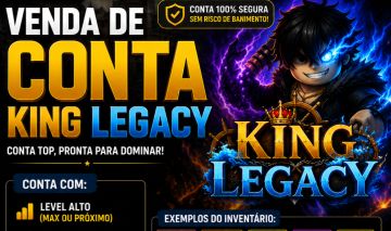 !!!!PRA SAIR RAPIDO!!!! CONTA DE KING LEGACY UPADA!!!