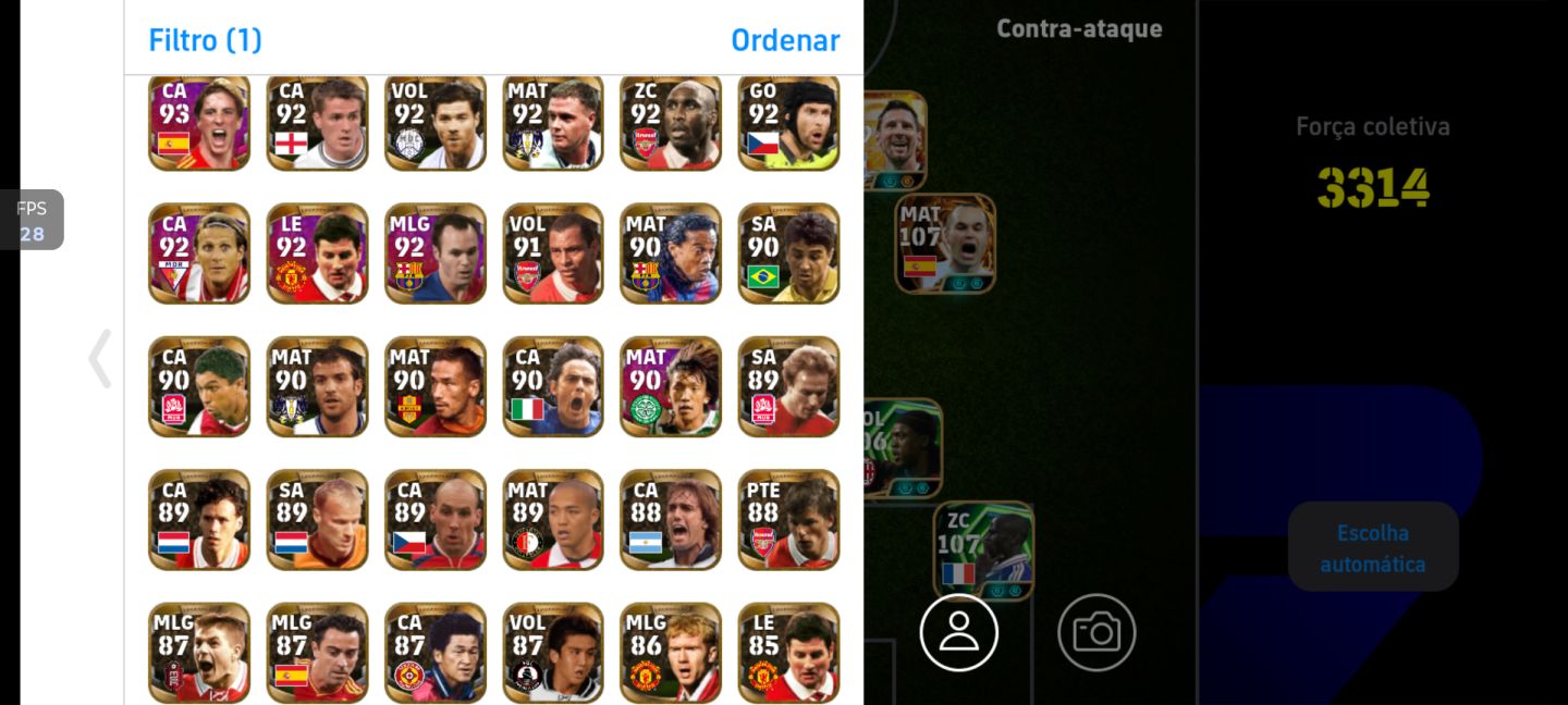 Conta efootball para competitivo e rara