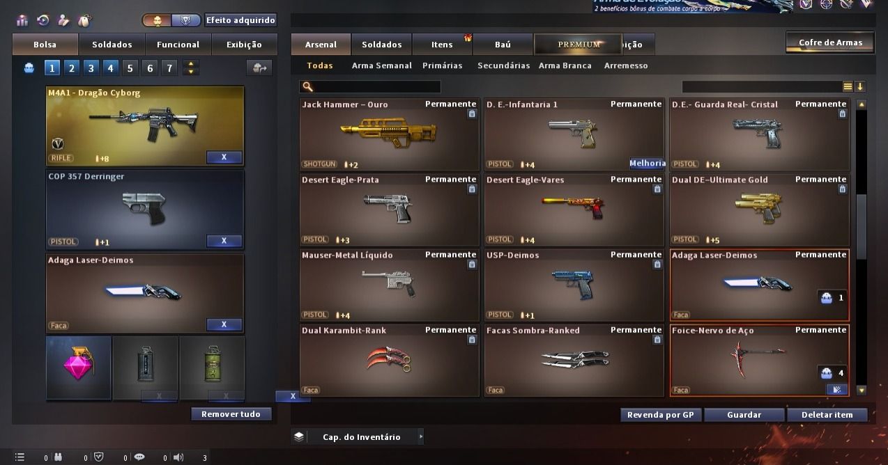 CONTA CROSS FIRE COM 5 VIPS e varias variantes de vip e varias MN