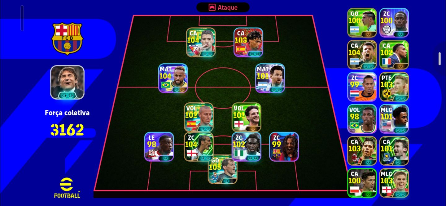 Conta efootball neymar 106