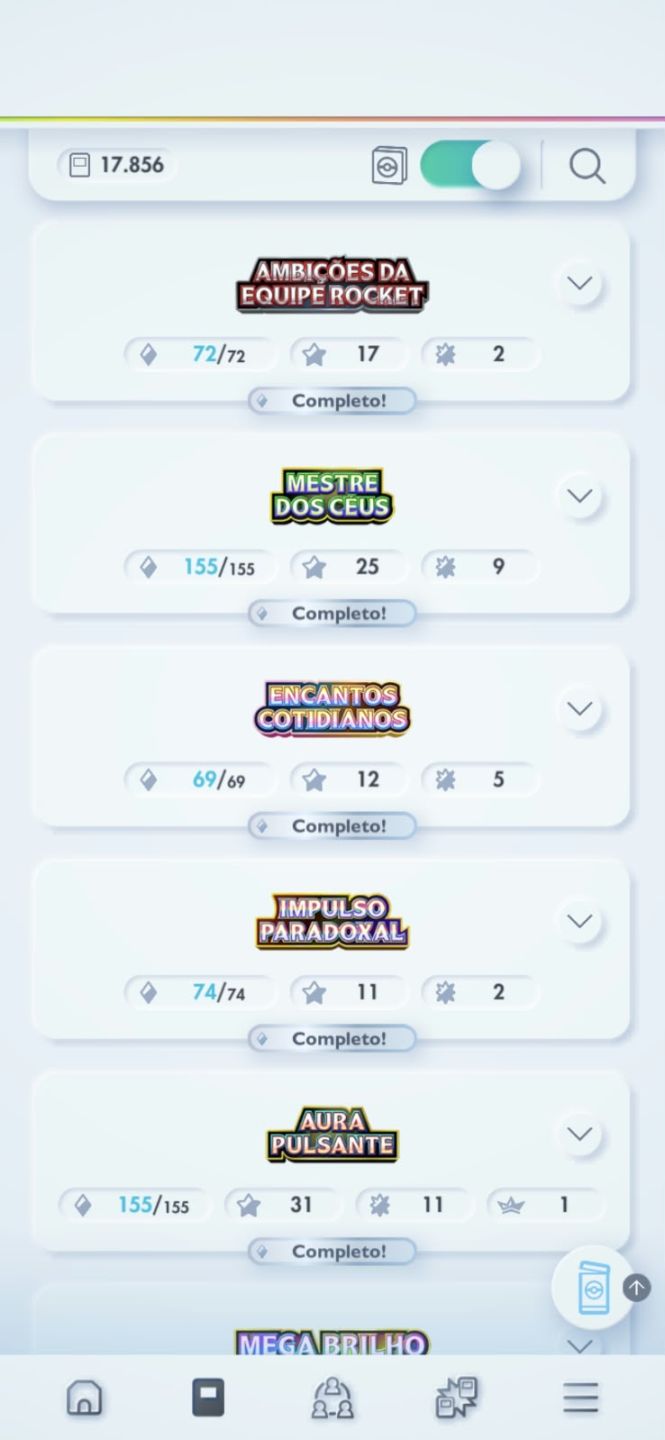 Conta TOP TCG Completinha