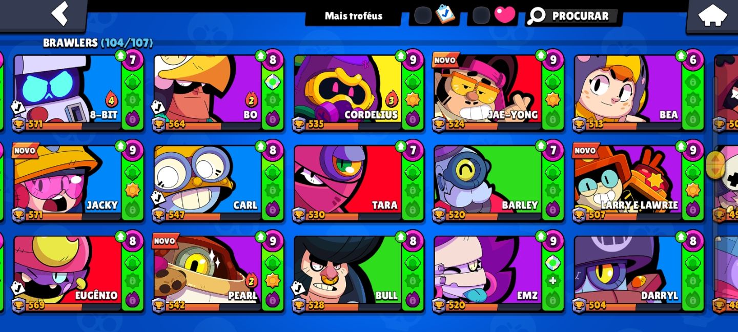 Conta de Brawl 50K de troféus, (PRA SAIR HOJE!!!))