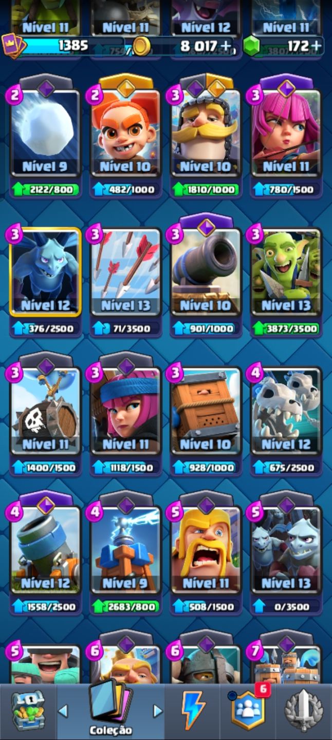 CONTA CLASH ROYALE END-GAME | 9500+ TROFÉUS (ARENA LENDÁRIA) | REI 14