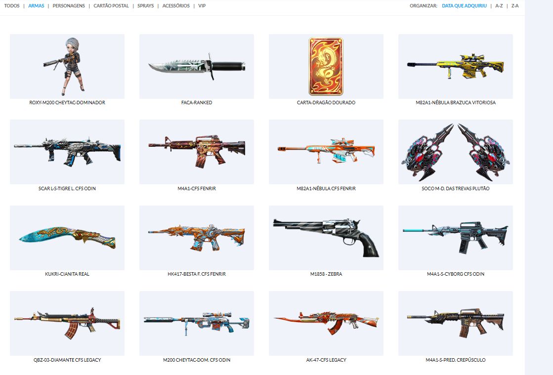 CONTA CROSS FIRE