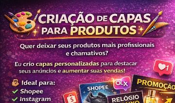 Crio capas personalizadas para o seu produto
