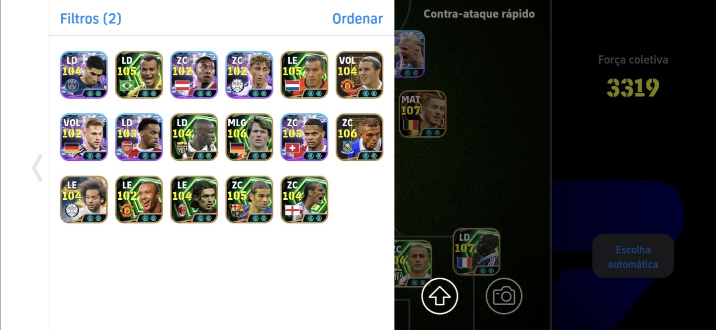 Conta efootball Completa, cheia de ÉPICOS e showtimes da Primeira prateleira.