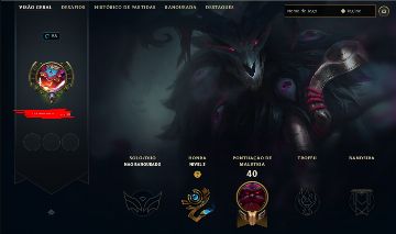 ( LVL 28 VOLIBEAR MIL FLAGELOS ) 3 SKINS + 6K EA 27 CHAMPS (SERVER BR - SEM ELO)