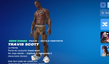 Conta fortnite. 134- Skins (SKINS EXCLUSIVAS) Travis scott, kratos, gold Midas