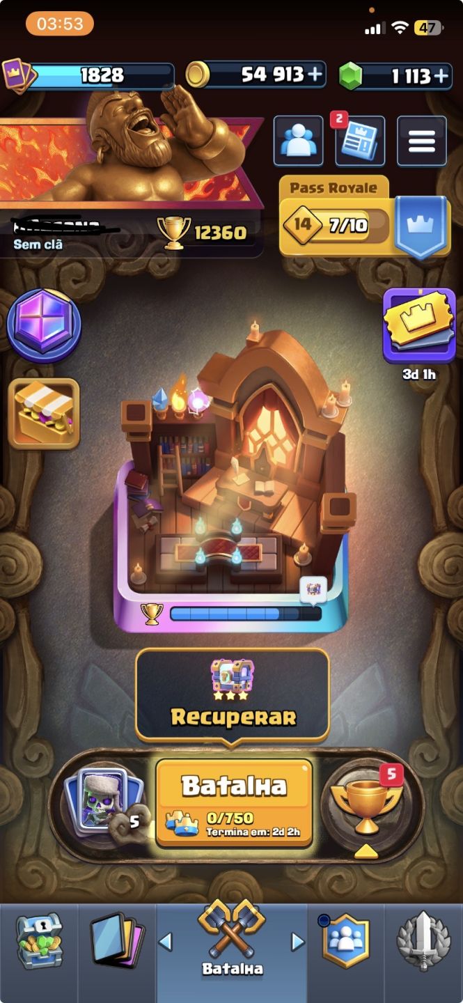 Conta Clash Royale 9 anos