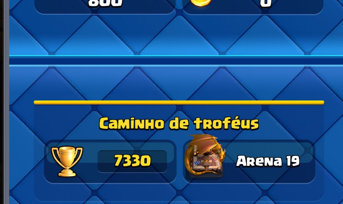 Conta clash royale arena 19