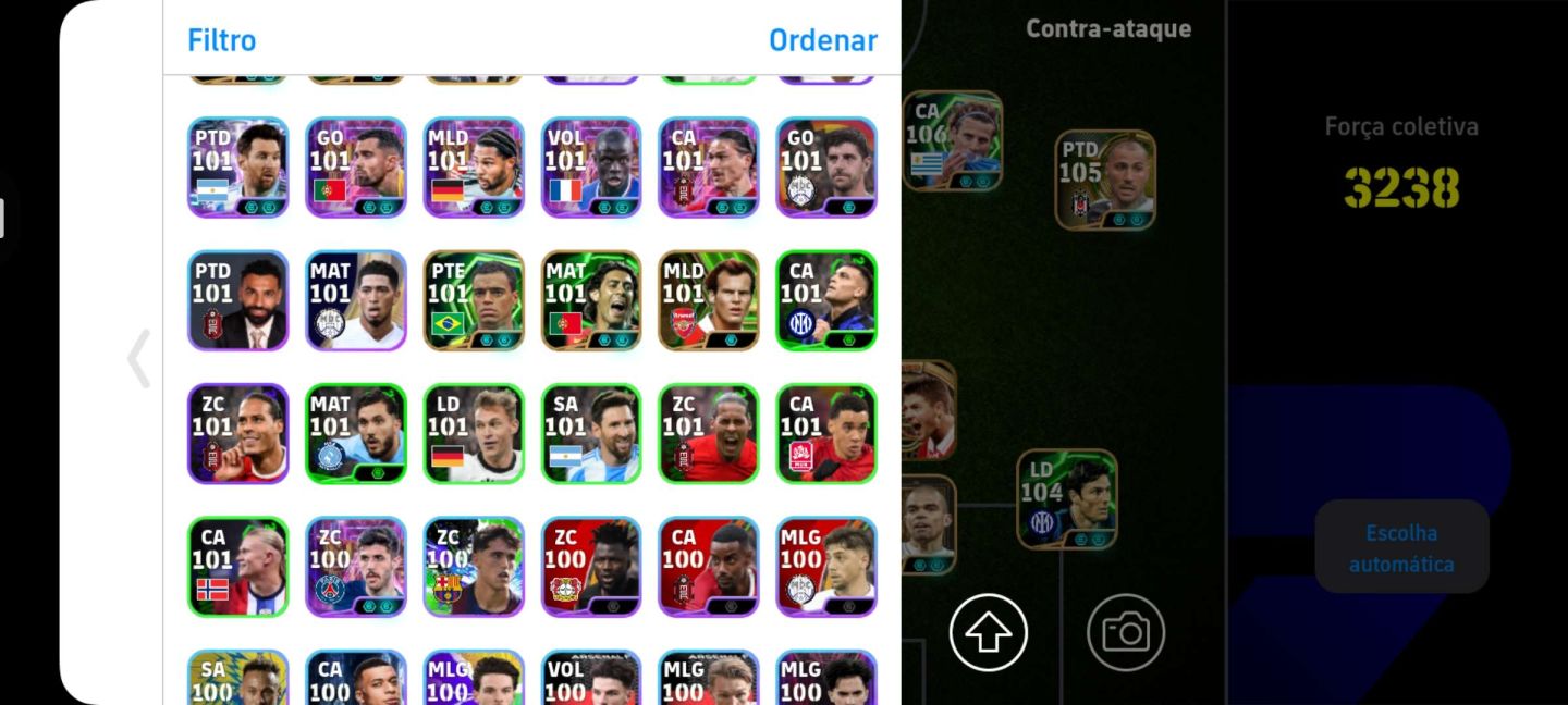 CONTA EFOOTBALL 3200+| FER. TORRES 107, FORLAN 106, VAN DER SAR 108 (LEIA DESC)