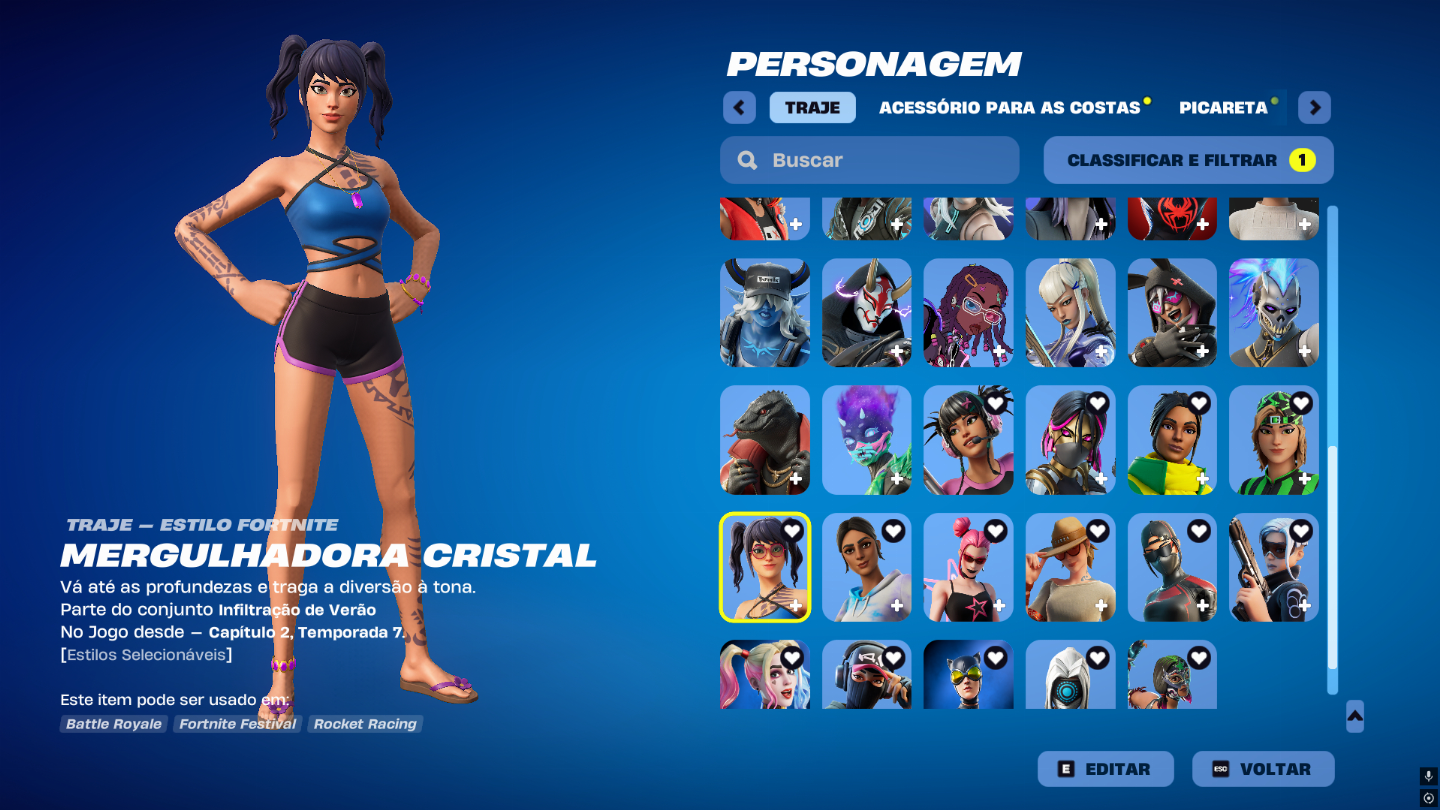 Continha fortnite FULL TRY-HARD [COM PADMÉ]