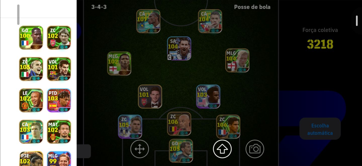 CONTA EFOOTBALL COM DROGBA NOVO E COMPANHIA