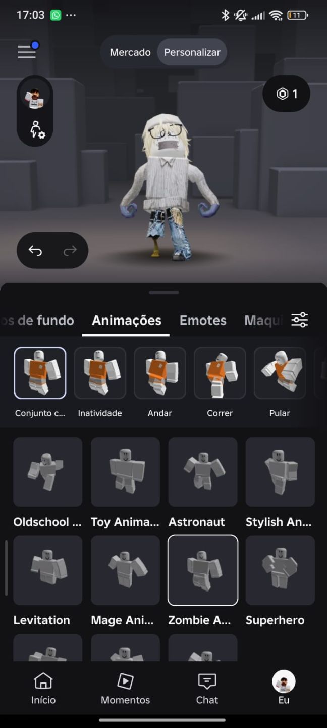 CONTA DE ROBLOX RARA E GEMADA FULL ACESSO